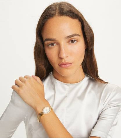 Tory Burch Everyday - Oval Watch - Mop/Stones/Gold