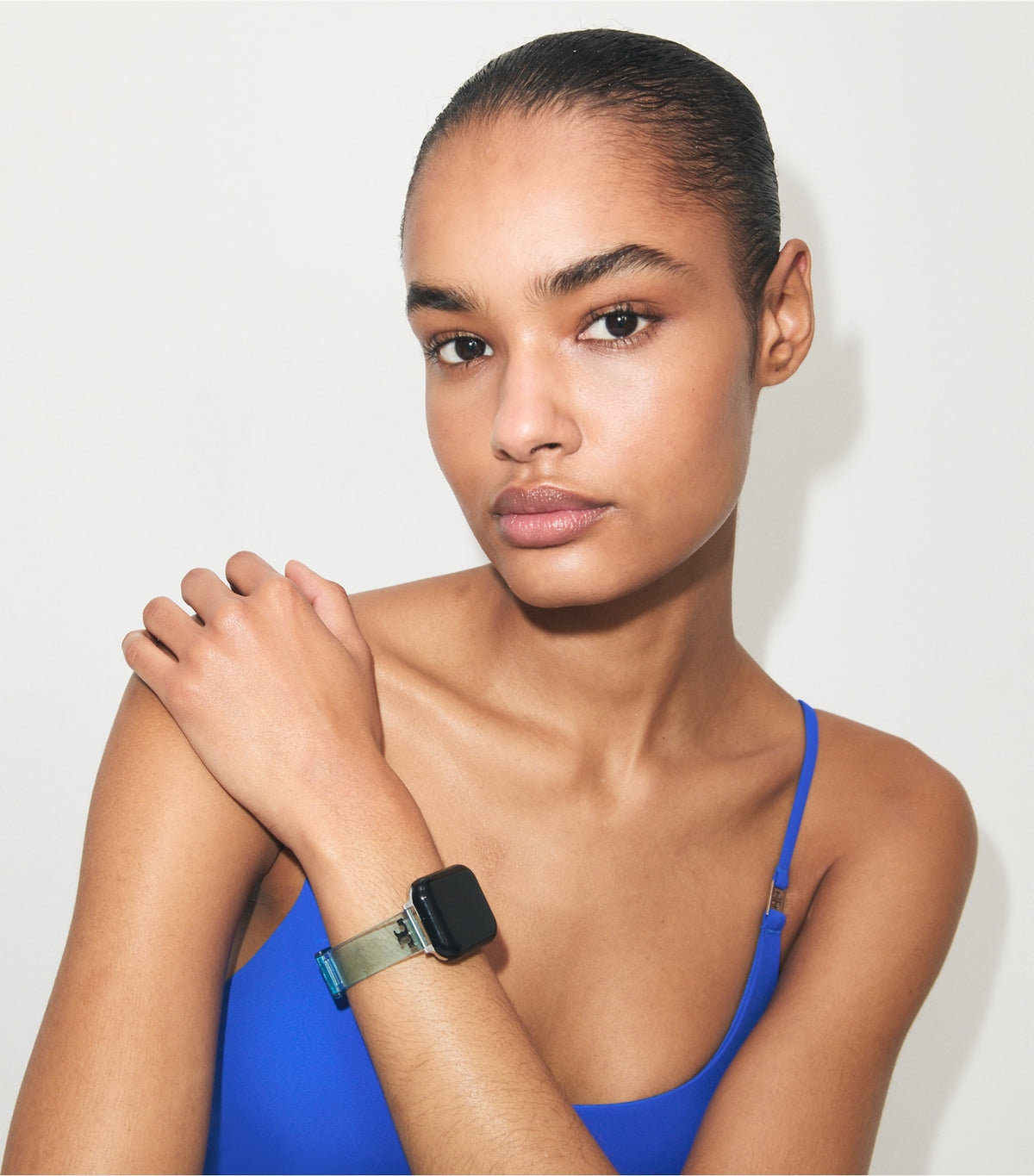 Tory Burch Best Seller - Single T Jelly Band for Apple Watch® - Clear