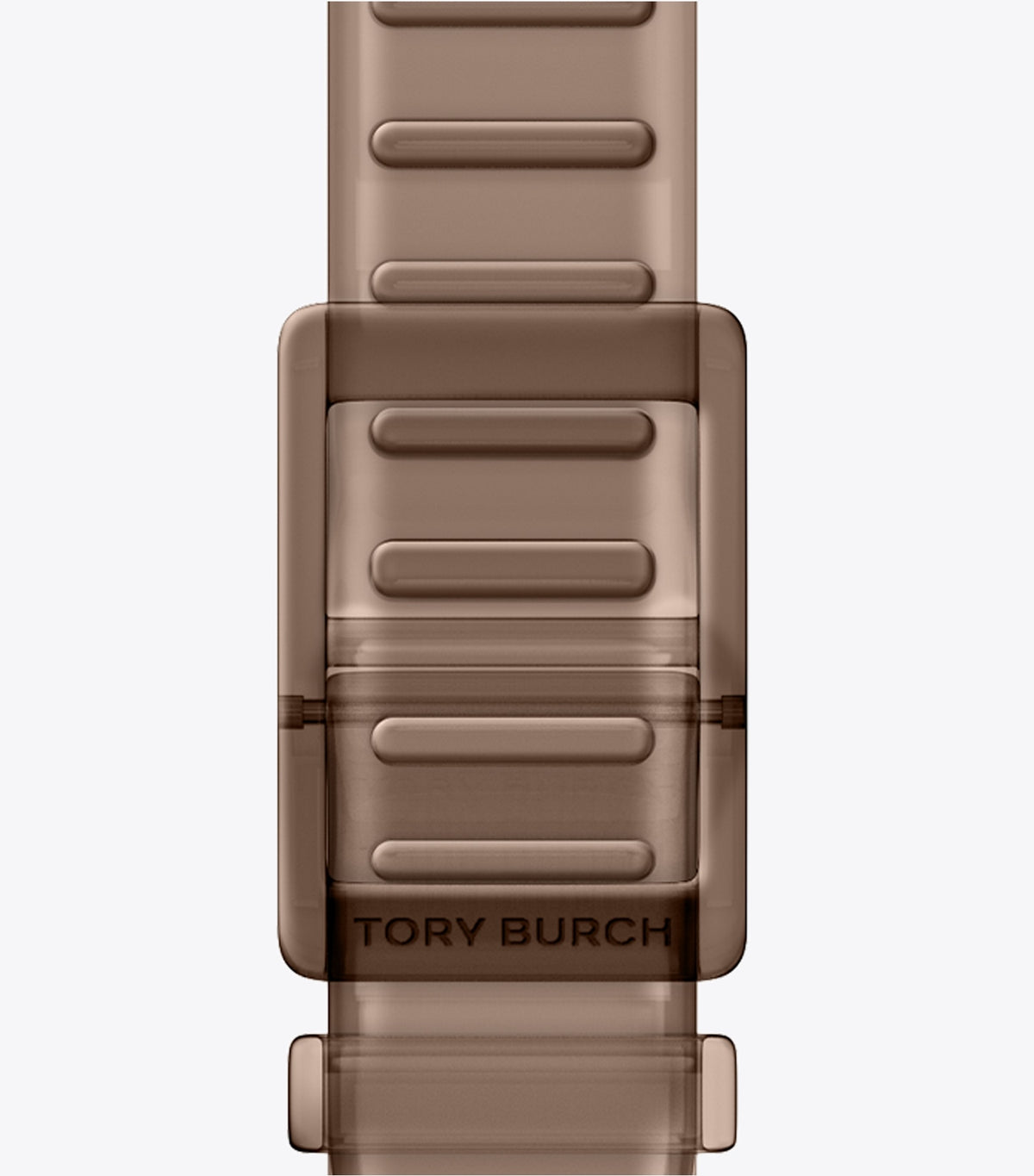 Tory Burch Classic - Single T Jelly Band for Apple Watch® - Light Brown