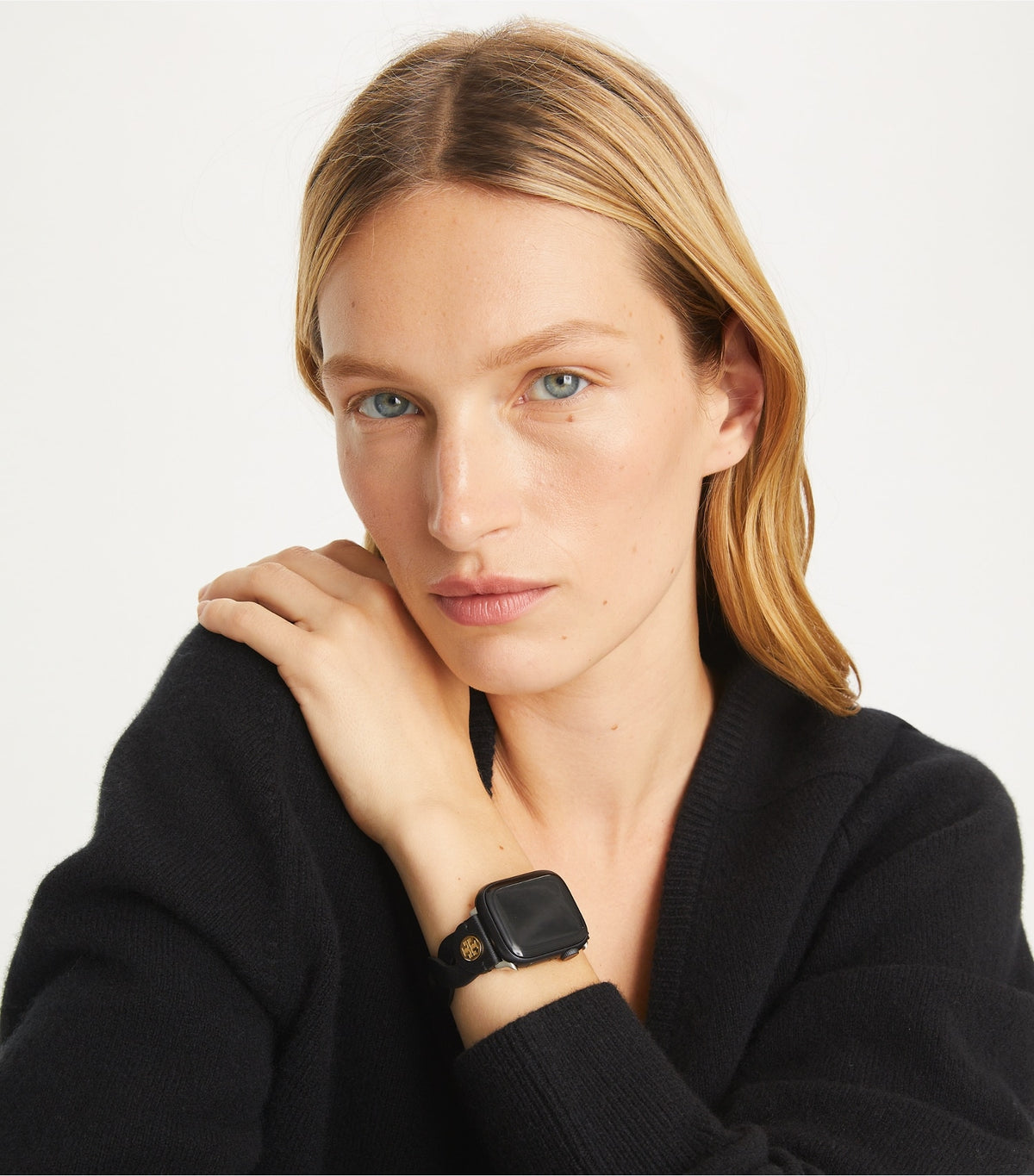 Tory Burch Hot Sale - Miller Braided Band for Apple Watch® - Black