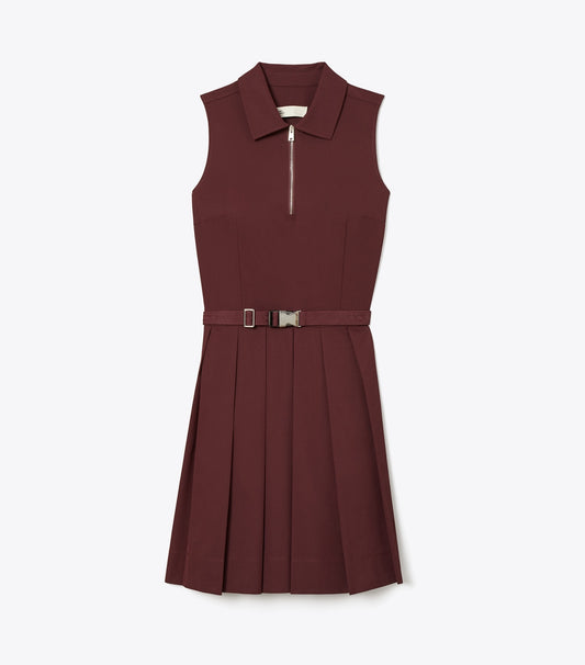 Tory Burch Sale - Stretch Golf Dress - Dark Sangria