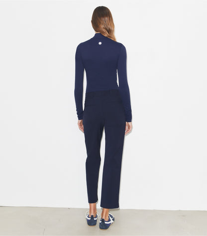 Tory Burch Quality - Cropped Stretch Golf Pant - Medium Navy