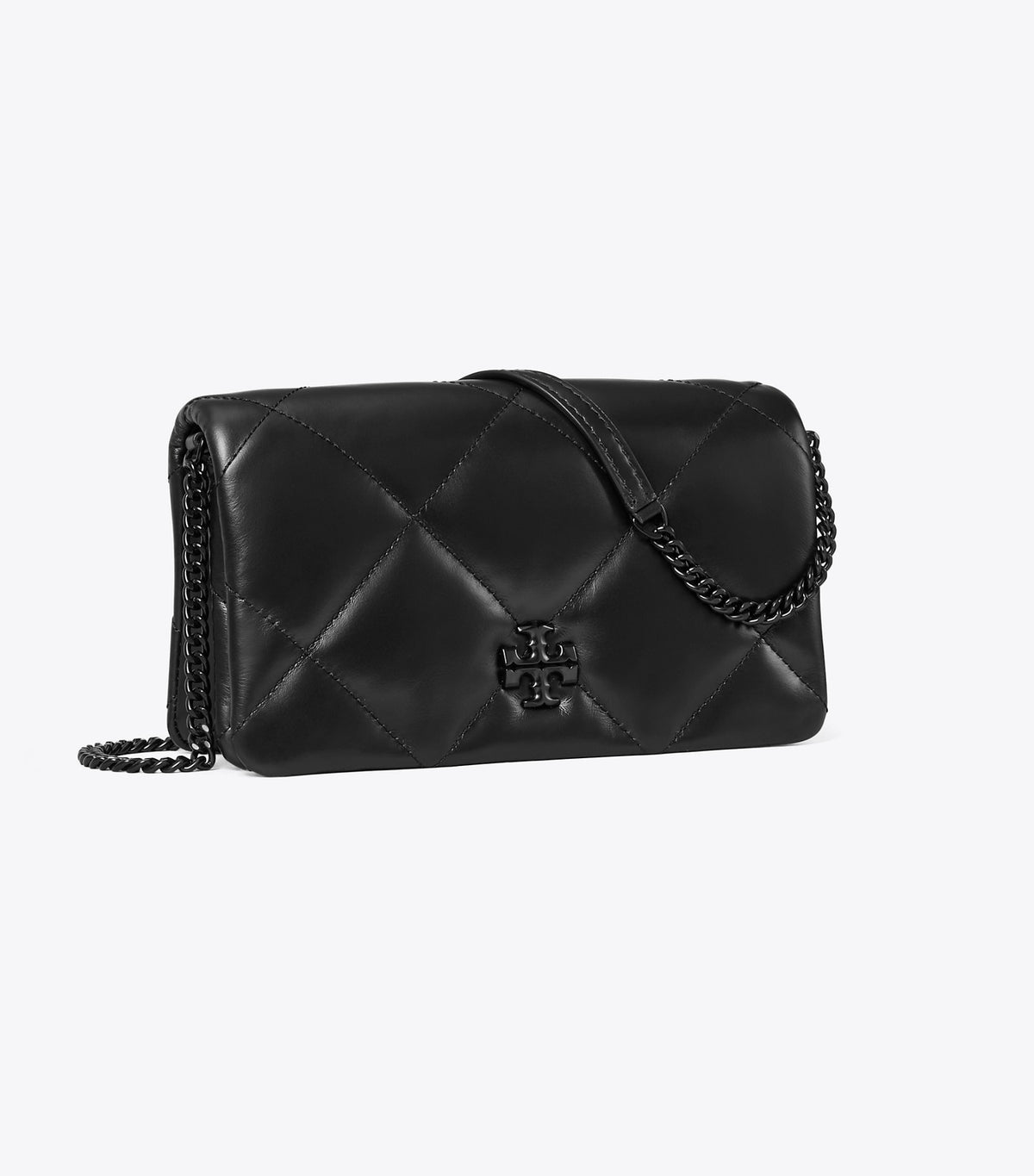 Tory Burch Popular - Kira Diamond Quilt Crossbody - Black