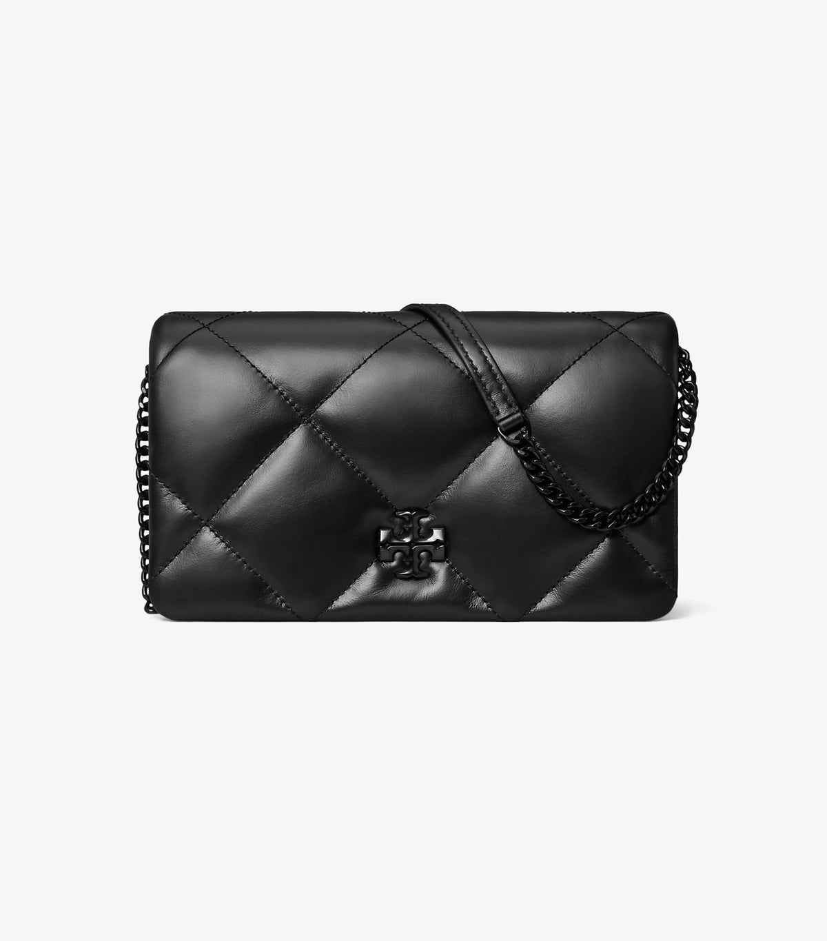 Tory Burch Popular - Kira Diamond Quilt Crossbody - Black