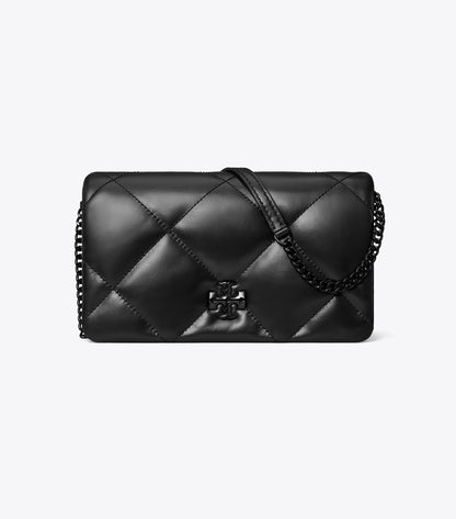 Tory Burch Popular - Kira Diamond Quilt Crossbody - Black